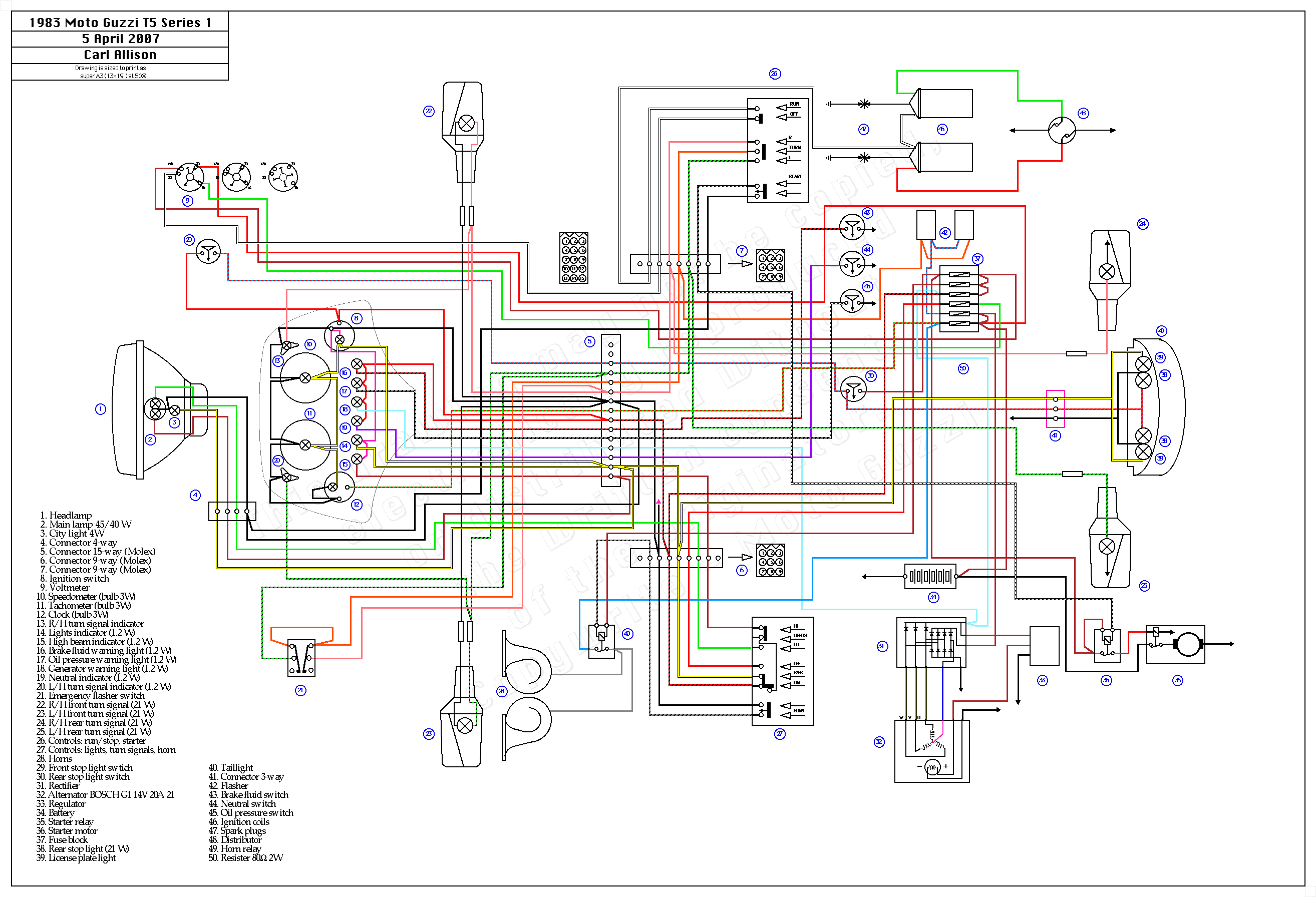 Schema circuito elettrico in serie
